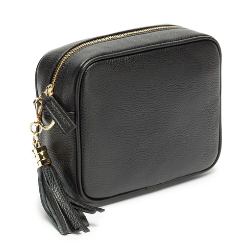 Elie Beaumont Italian Cross-body Leather Bag - (Black)-Nook & Cranny Gift Store-2019 National Gift Store Of The Year-Ireland-Gift Shop