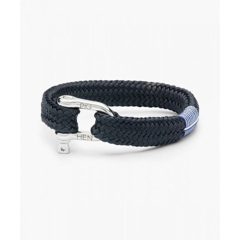 Sharp Simon Bracelet - Navy / Silver-Nook & Cranny Gift Store-2019 National Gift Store Of The Year-Ireland-Gift Shop