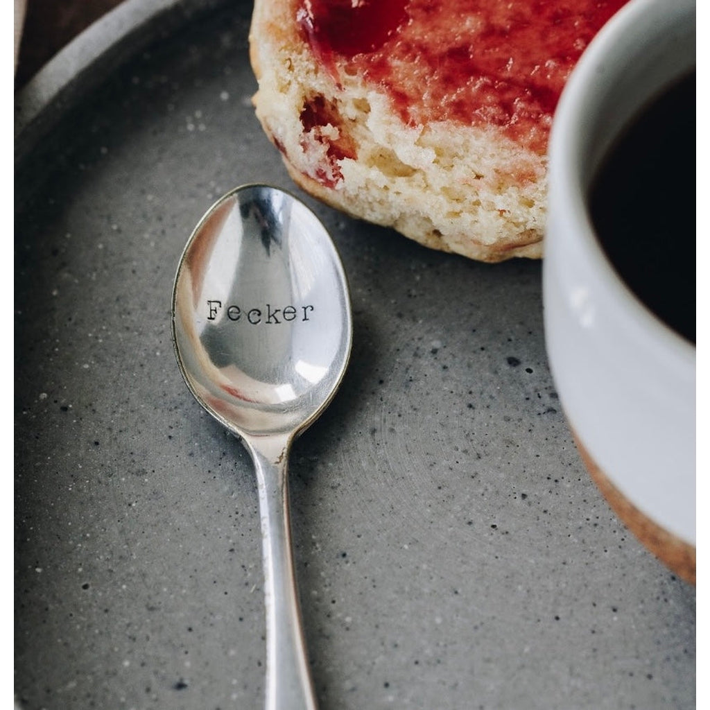 Vintage Silver Teaspoon - 'Fecker'-Nook & Cranny Gift Store-2019 National Gift Store Of The Year-Ireland-Gift Shop