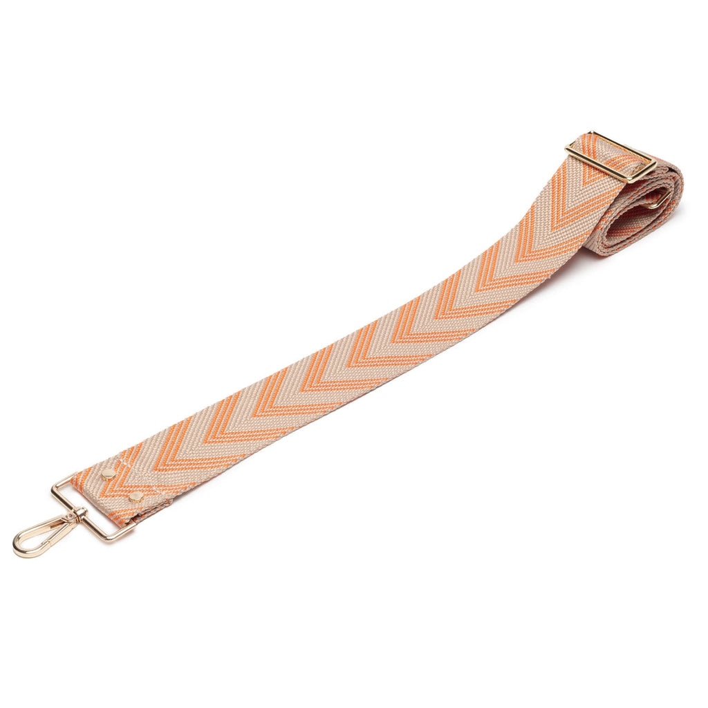 Tangerine Chevron Strap for Crossbody Bag-Nook & Cranny Gift Store-2019 National Gift Store Of The Year-Ireland-Gift Shop
