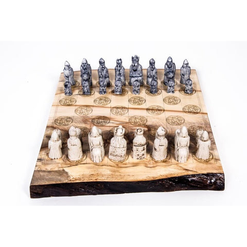 Native Collection - Irish Hardwood & Limestone Chessboard-Nook & Cranny Gift Store-2019 National Gift Store Of The Year-Ireland-Gift Shop