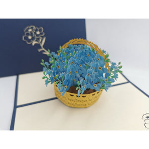 3d Pop up Card - Forget-me-not-Nook & Cranny Gift Store-2019 National Gift Store Of The Year-Ireland-Gift Shop