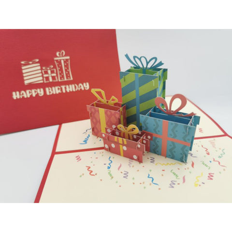3d Pop up Card - Birthday presents-Nook & Cranny Gift Store-2019 National Gift Store Of The Year-Ireland-Gift Shop
