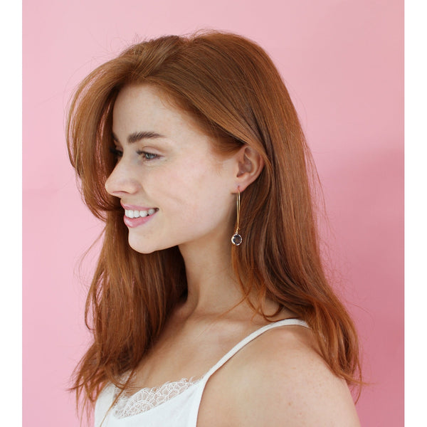 Zante Azure Earrings - Long-Nook & Cranny Gift Store-2019 National Gift Store Of The Year-Ireland-Gift Shop