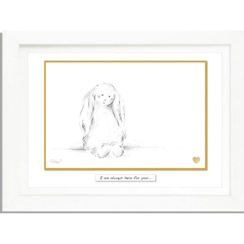 George (I am always here for you) - Framed Irish Print-Nook & Cranny Gift Store-2019 National Gift Store Of The Year-Ireland-Gift Shop