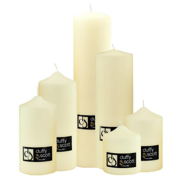 Pillar Candle Ivory - 30 x 10 cms (UNSCENTED)-Nook & Cranny Gift Store-2019 National Gift Store Of The Year-Ireland-Gift Shop