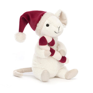 Merry Mouse Candy Cane by Jellycat-Nook & Cranny Gift Store-2019 National Gift Store Of The Year-Ireland-Gift Shop