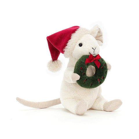 Merry Mouse Wreath by Jellycat-Nook & Cranny Gift Store-2019 National Gift Store Of The Year-Ireland-Gift Shop