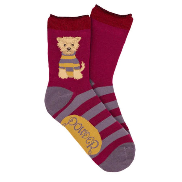 Woolly Westie Bamboo Ankle Socks-Nook & Cranny Gift Store-2019 National Gift Store Of The Year-Ireland-Gift Shop