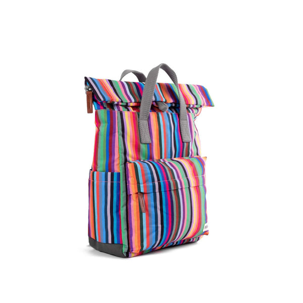 Canfield B Sustainable Backpack - (Canvas Multi Stripe)-Nook & Cranny Gift Store-2019 National Gift Store Of The Year-Ireland-Gift Shop