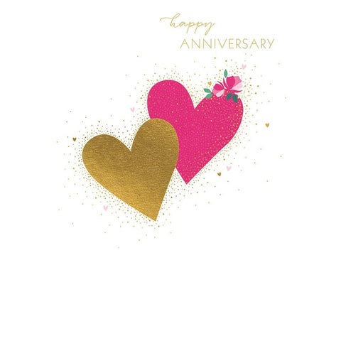 Happy Anniversary ... card (blank inside)-Nook & Cranny Gift Store-2019 National Gift Store Of The Year-Ireland-Gift Shop