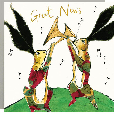 Fanfare hare (Great news)...-Nook & Cranny Gift Store-2019 National Gift Store Of The Year-Ireland-Gift Shop