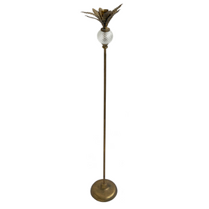 Antique Gold Candlestick with Glass-Nook & Cranny Gift Store-2019 National Gift Store Of The Year-Ireland-Gift Shop