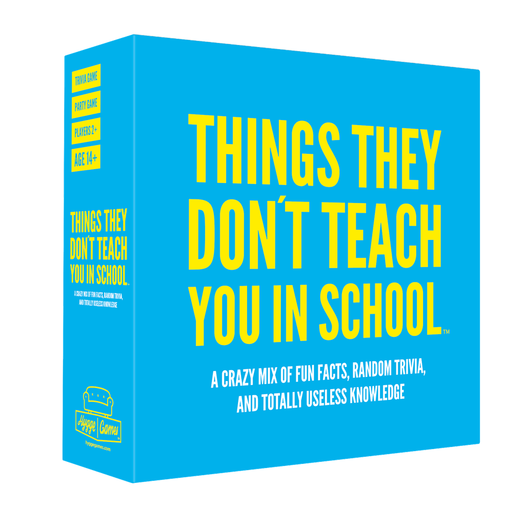 Trivia games - Things they don't teach you in school-Nook & Cranny Gift Store-2019 National Gift Store Of The Year-Ireland-Gift Shop