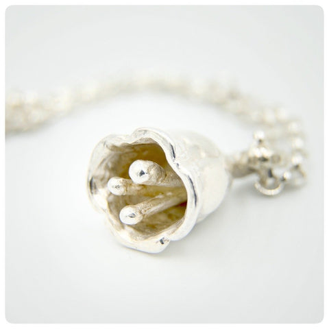 Bluebell Bliss Sterling Silver Necklace - Made in Laois-Nook & Cranny Gift Store-2019 National Gift Store Of The Year-Ireland-Gift Shop