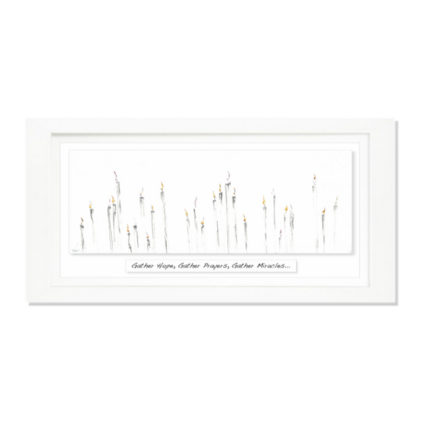 ‘Candles’ - Framed Irish Art Print-Nook & Cranny Gift Store-2019 National Gift Store Of The Year-Ireland-Gift Shop