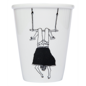 Porcelain cup - Hang on in there ...-Nook & Cranny Gift Store-2019 National Gift Store Of The Year-Ireland-Gift Shop