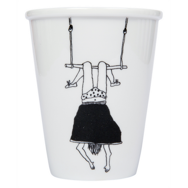 Porcelain cup - Hang on in there ...-Nook & Cranny Gift Store-2019 National Gift Store Of The Year-Ireland-Gift Shop