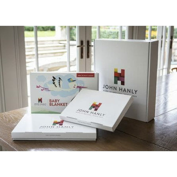 Luxury Cashmere Throw - Pale Grey & Cream Herringbone-Nook & Cranny Gift Store-2019 National Gift Store Of The Year-Ireland-Gift Shop