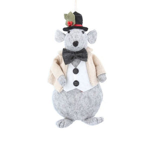 Mix wool Mr Mouse - hanging decoration-Nook & Cranny Gift Store-2019 National Gift Store Of The Year-Ireland-Gift Shop