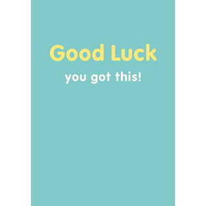 Good Luck ... You got this!-Nook & Cranny Gift Store-2019 National Gift Store Of The Year-Ireland-Gift Shop