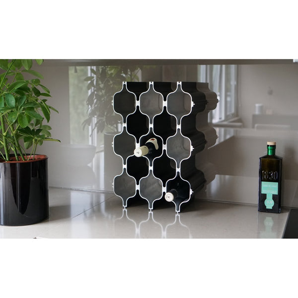 HEX Winerack (5 bottles) Black-Nook & Cranny Gift Store-2019 National Gift Store Of The Year-Ireland-Gift Shop