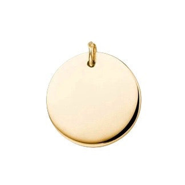 Blank Gold Disk (14ct Filled Gold) - Made in Laois!-Nook & Cranny Gift Store-2019 National Gift Store Of The Year-Ireland-Gift Shop
