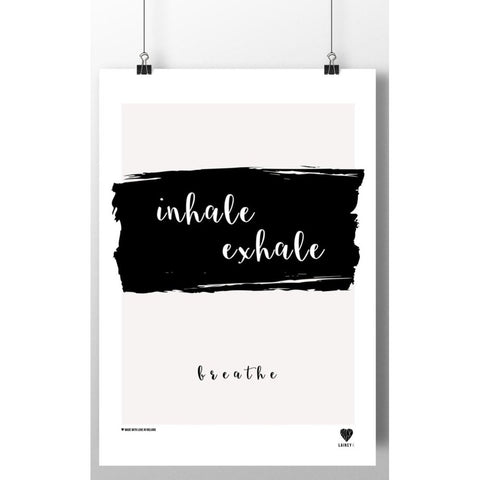 Inhale, Exhale... (A4 mounted print)-Nook & Cranny Gift Store-2019 National Gift Store Of The Year-Ireland-Gift Shop
