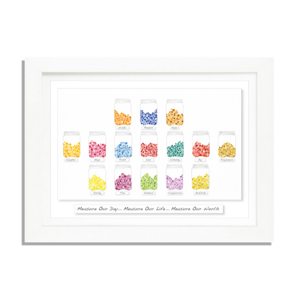 Jars of Life - Framed Irish Art Print-Nook & Cranny Gift Store-2019 National Gift Store Of The Year-Ireland-Gift Shop
