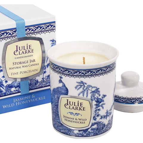 Julie Clarke - Jasmine & Wild Honeysuckle Candle (Vegan and Cruelty Free)-Nook & Cranny Gift Store-2019 National Gift Store Of The Year-Ireland-Gift Shop