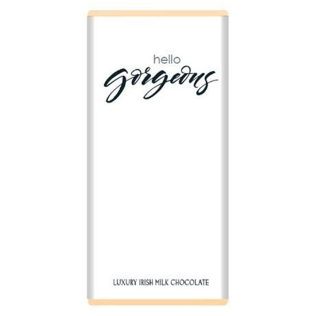 Luxury Irish Milk Chocolate 90g Bar – ‘Hello Gorgeous’-Nook & Cranny Gift Store-2019 National Gift Store Of The Year-Ireland-Gift Shop