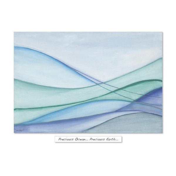 Precious Ocean – Precious Earth - Framed Irish Art Print-Nook & Cranny Gift Store-2019 National Gift Store Of The Year-Ireland-Gift Shop