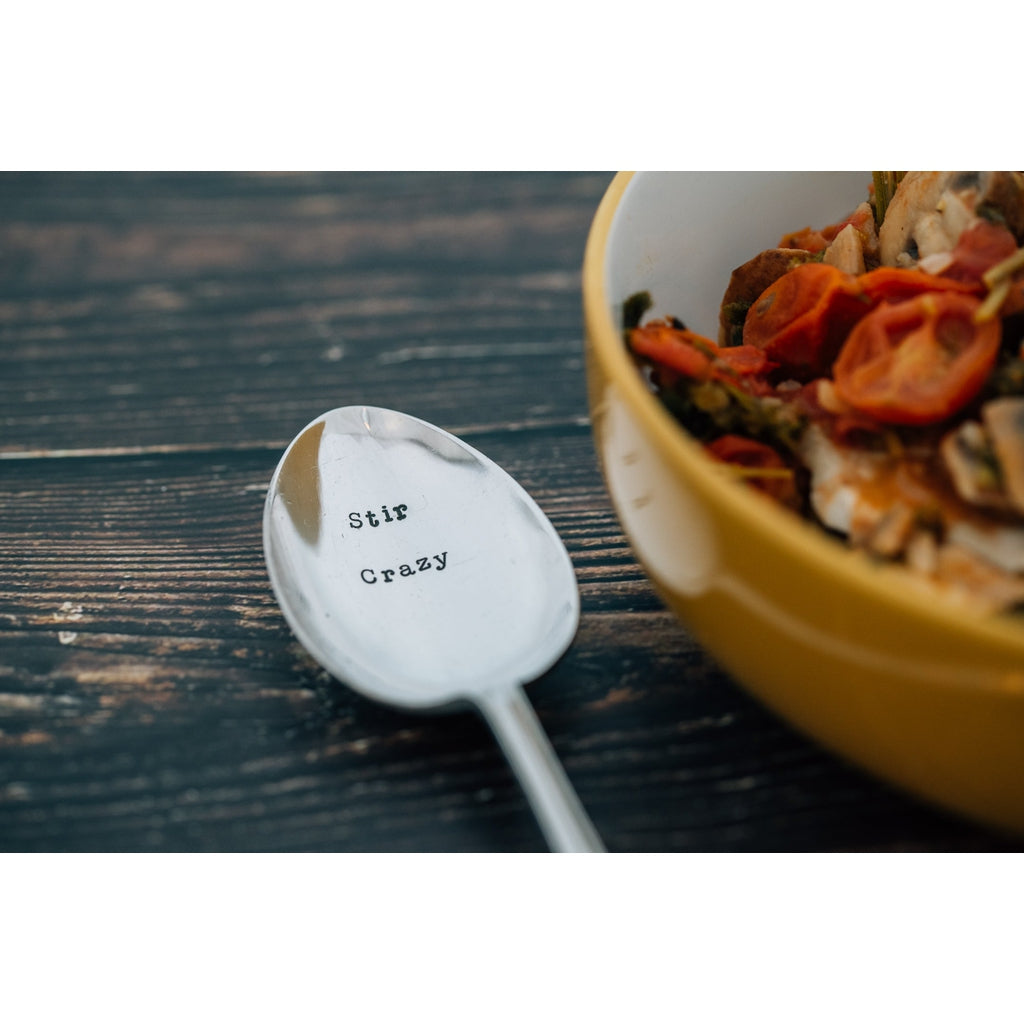 Vintage Silver Serving Spoon - 'Stir Crazy'-Nook & Cranny Gift Store-2019 National Gift Store Of The Year-Ireland-Gift Shop