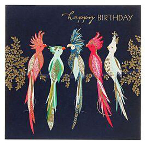 Cockatoos talking... Happy Birthday card (blank inside)-Nook & Cranny Gift Store-2019 National Gift Store Of The Year-Ireland-Gift Shop