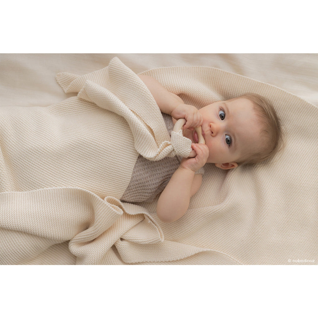 Knitted teething ring - (Colour: natural)-Nook & Cranny Gift Store-2019 National Gift Store Of The Year-Ireland-Gift Shop