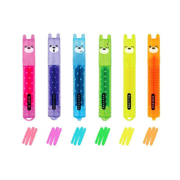 Teddy's Mood - Mini Scented Highlighters-Nook & Cranny Gift Store-2019 National Gift Store Of The Year-Ireland-Gift Shop