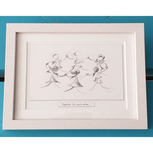Together - Framed Irish Art Print-Nook & Cranny Gift Store-2019 National Gift Store Of The Year-Ireland-Gift Shop