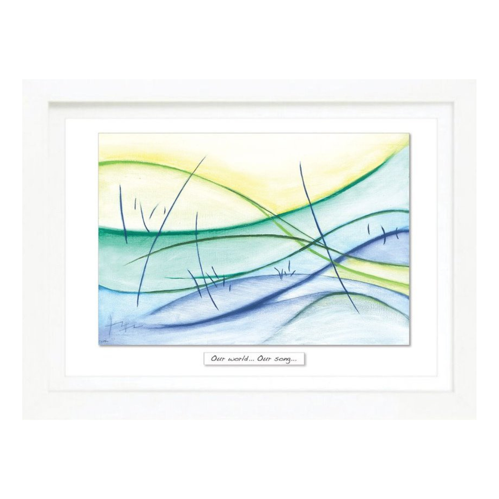 'Our World...Our Song...' Irish Framed Print-Nook & Cranny Gift Store-2019 National Gift Store Of The Year-Ireland-Gift Shop