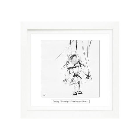 'Dancing' Framed Irish Print-Nook & Cranny Gift Store-2019 National Gift Store Of The Year-Ireland-Gift Shop