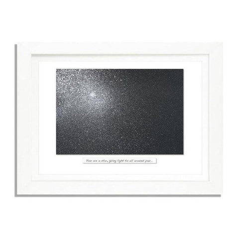 ‘You Are A STAR ...giving light to all around you' - Framed Irish Art Print-Nook & Cranny Gift Store-2019 National Gift Store Of The Year-Ireland-Gift Shop