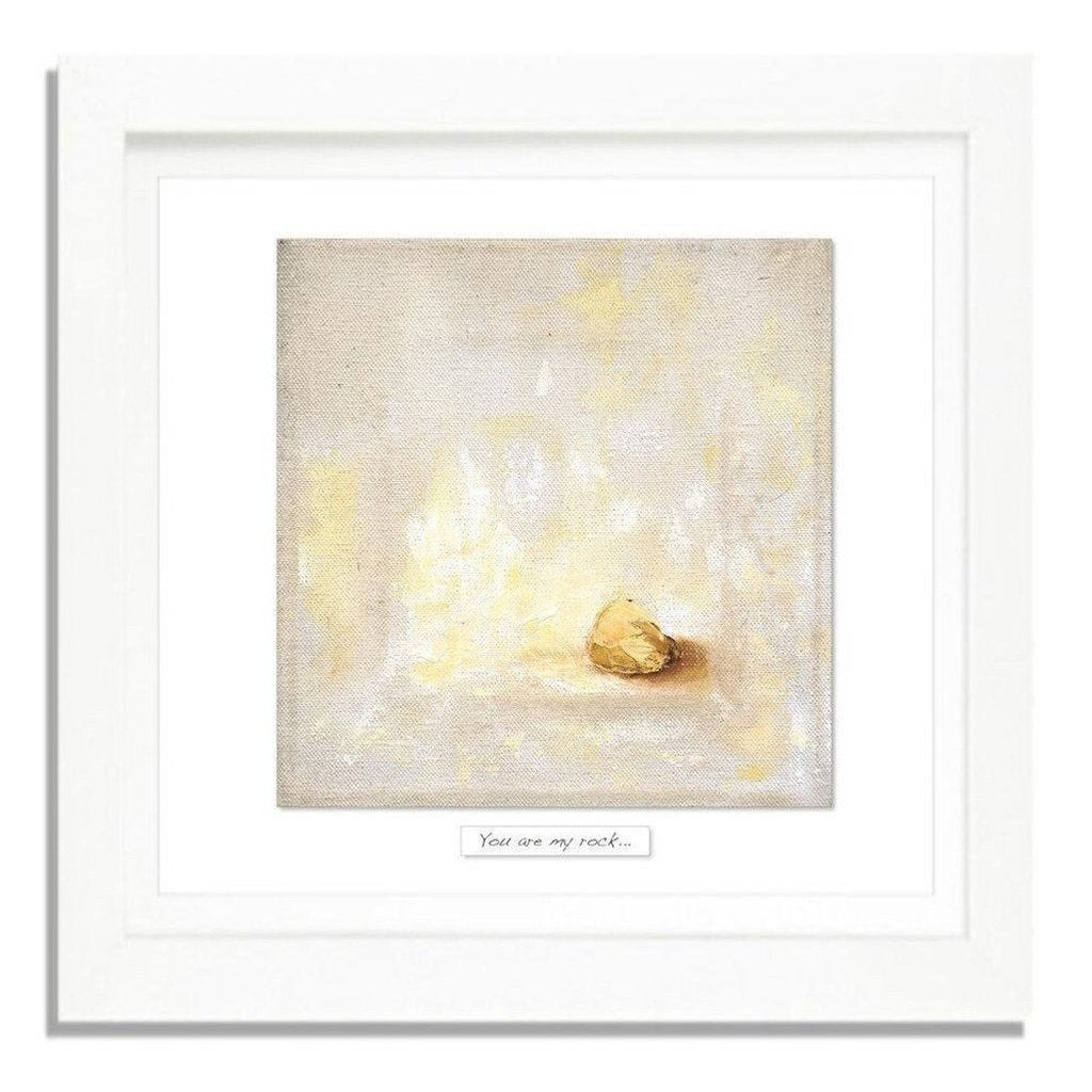 You Are My Rock - Framed Irish Art Print-Nook & Cranny Gift Store-2019 National Gift Store Of The Year-Ireland-Gift Shop