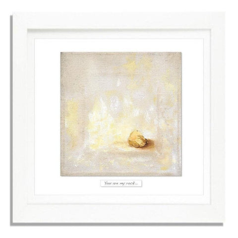 ‘You Are My Rock' - Framed Irish Art Print-Nook & Cranny Gift Store-2019 National Gift Store Of The Year-Ireland-Gift Shop